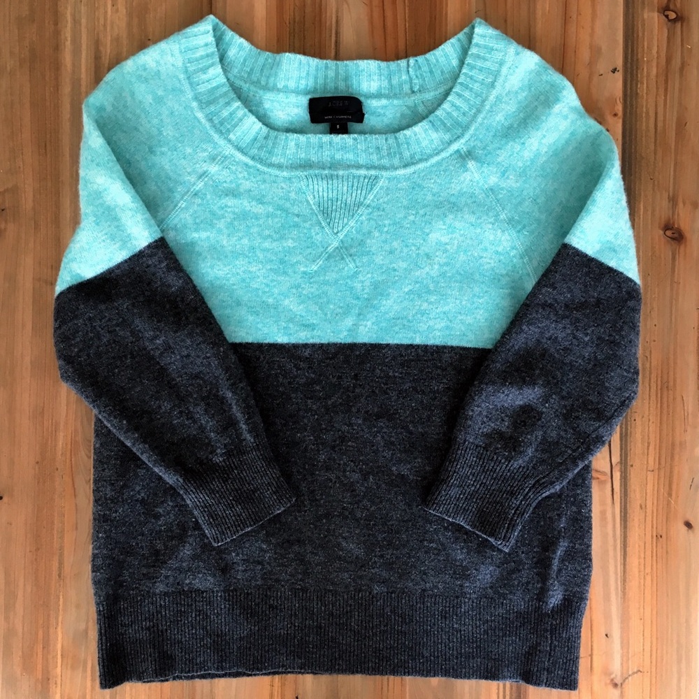 J. Crew Colorblock Sweater